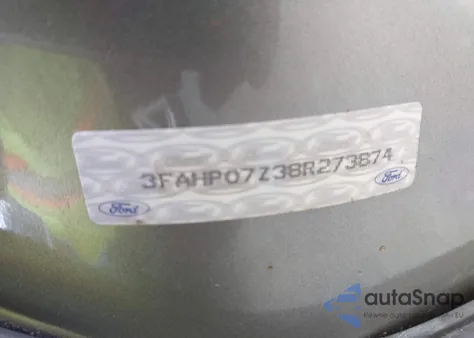 2008 Ford Fusion Se z USA, uszkodzony, nr VIN 3FAHP07Z38R273874